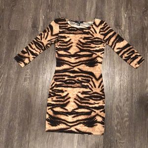 Animal print dress